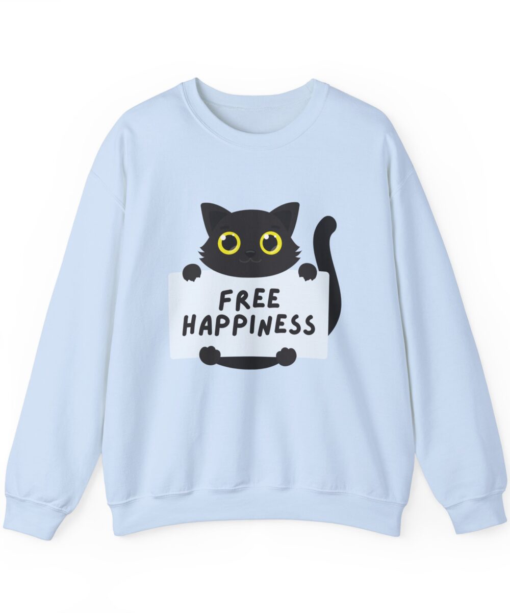 Free Happiness Cat Sweatshirt - Image 4